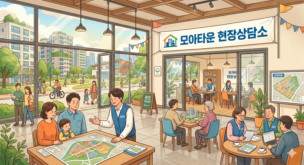 수유동4지역 모아타운 현장상담소 운영 안내(5.27.)