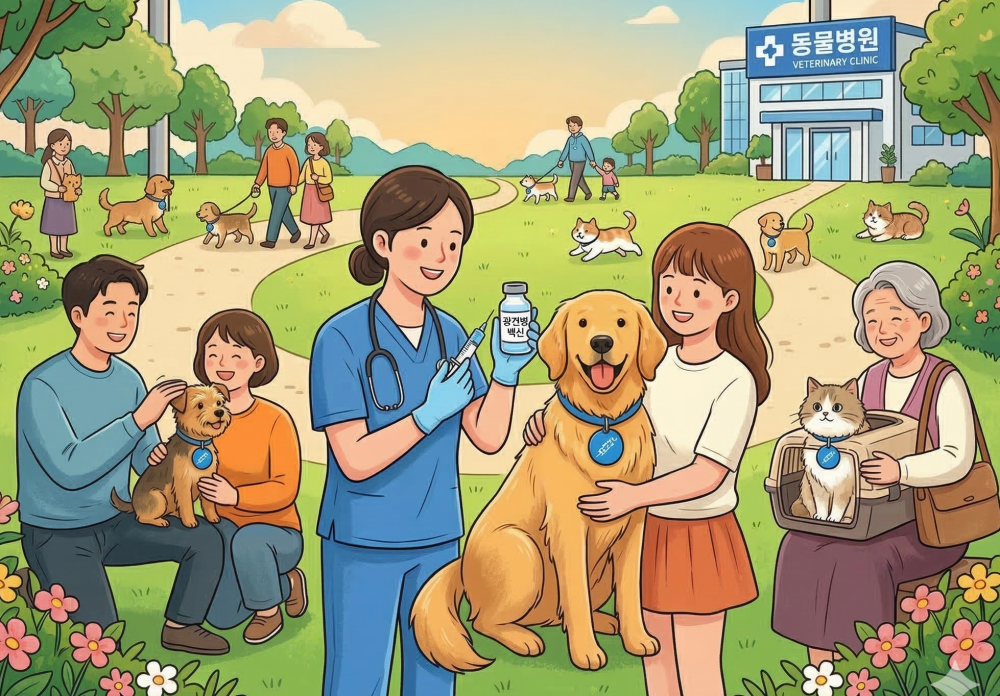 2026년 봄철 광견병 예방접종 실시 안내(4.16.~4.30.)